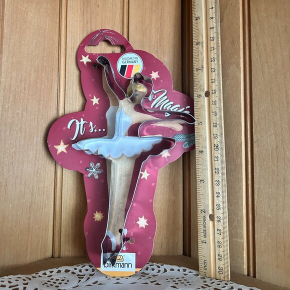 Vintage Ballerina Birkmann Cookie Cutter Recipe Made in Germany - Picture 2 of 3